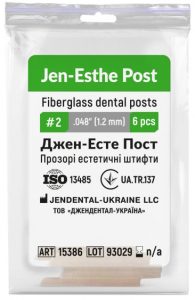Jen-EsthePost, 6 шт (Jendental) Штифты стекловолоконные