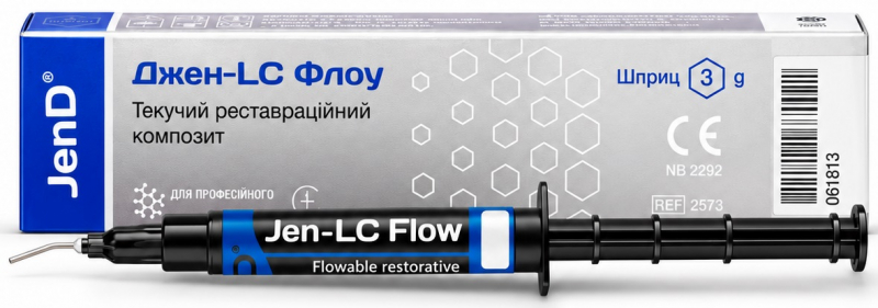 Jen-LC Flow, шприц 3 г (Jendental) Текучий микрогибридный композит