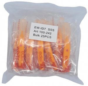 Йоржики Edel+White Easy Flex для міжзубних проміжків SSS (0.45-2.0 мм) 7640131973205