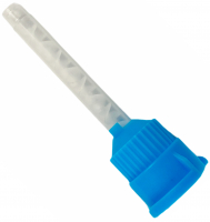 Канюли-насадки №C260 (синие с прозрачным смешивателем - короткие, 10 шт)