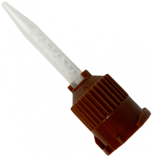 Канюлі-насадки №C280 1:1, 40 мм (коричневі, конусні, 10 шт)