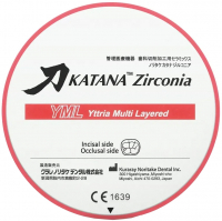 Katana Zirconia YML, 22 мм (Kuraray Noritake) Цирконієвий диск, 1 шт
