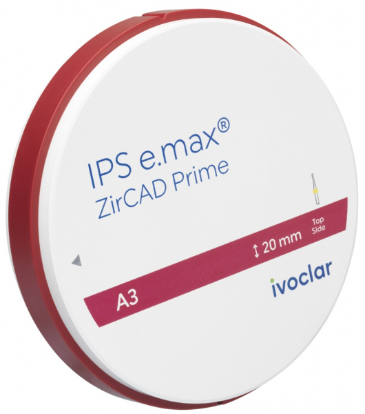 Керамічний диск IPS e.max ZirCAD Prime B2 98.5-20/1, B2 98.5-20/1 (697487)