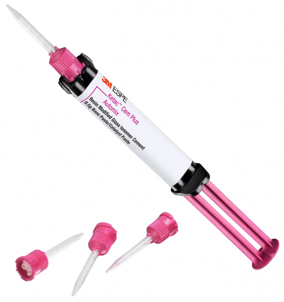 Ketac Cem Plus Luting Automix (3M) Стеклоиономерный цемент, шприц 8,5 г