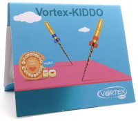 Vortex KIDDO, ассорти 15/04-30/06, 16 мм, Система машинных никель-титановых профайлов для детской стоматологии, 6 шт