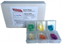 Клини дерев'яні LUXOR PW03, 100 шт, в асортименті