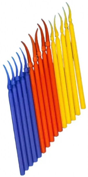 Клини пластикові LUXOR PW04, з довгою ручкою, 100 шт