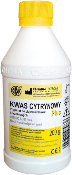 Kwas Cytrynowy Plus (Chema) Жидкость для промывания корневых каналов, 200 г