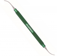 Инструмент Osung L-PKT2, зеленая ручка (для работы с воском, двухсторонний, алюминиевая ручка)