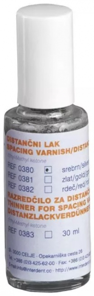 Лак компенсационный Interdent SILVER (13-16 мкм) 16 мл, ref.380