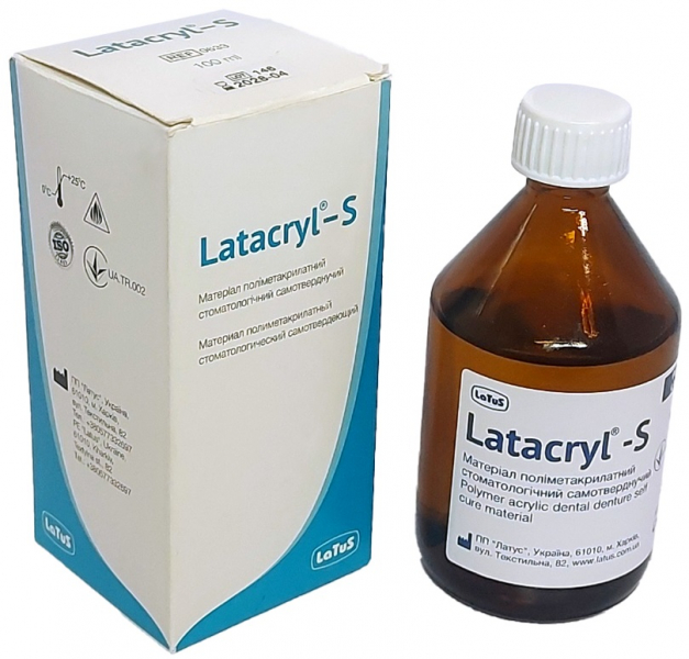 Латакрил-С (Latacryl-S liquid, Latus) Жидкость мономера, 100 мл (REF 0633)