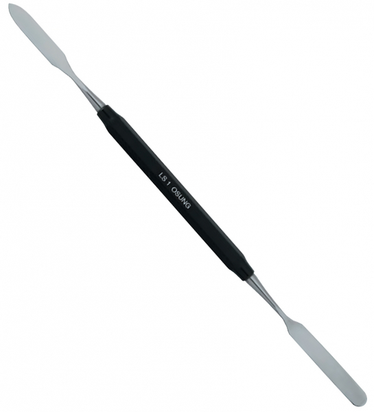 Шпатель Osung L-LS1 (для цементу, двосторонній, алюмінієва ручка)