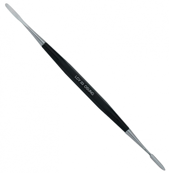 Інструмент Osung L-LCV33 (для роботи з воском, двосторонній, алюмінієва ручка)