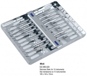 Лоток для автоклава Falcon DZ.095.020 (сталь, 185х140х15 мм)