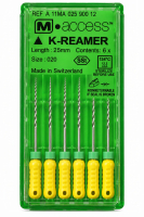 K-Reamers (К-Ример) M-Access, 25 мм (Dentsply) Ручные дрильборы, 6 шт (оригинал)