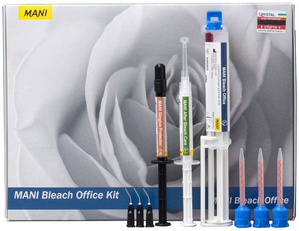 Мани Блич Офис, набор (Mani Bleach Office) Набор для профессионального офисного отбеливания зубов