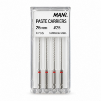 Paste Carriers, 25 мм (Mani) Машинные каналонаполнители, 4 шт (оригинал)