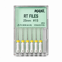 RT Files, 25 мм (Mani) Ручные файлы, 6 шт (оригинал)