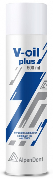Масло для смазки+спирт AlpenDent V-Oil Plus spray (500 мл)