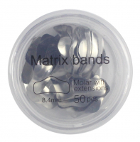 Матриці секційні Dentpark (тип M2) для молярів із виступом, 8,4 мм, 38 мкм, 50 шт (DMB0414)