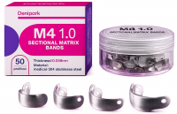 Матриці секційні Dentpark (тип M4) 1.0 без покриття, 38 мкм, 50 шт