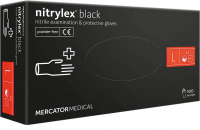 Перчатки нитриловые Mercator Medical Nitrylex Black, 50 пар