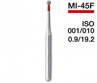 MI-45F (Mani) Алмазный бор, шаровидный (шарик) ISO 001/010
