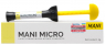 Микро-гибрид (Micro-Hybrid, MANI) Универсальный микрогибридный композит для прямых реставраций, шприц 4 г