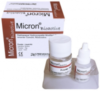 Micron Bioactive (Prevest DenPro) Рентгеноконтрастный цемент с модифицированным гидроксиапатитом, 15 г+10 мл (REF 30009-1)