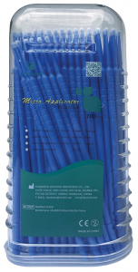 Мікроаплікатори Dochem, тонкі, 1,5 мм, сині (1A6542.2) 100 шт