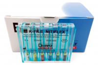 K-File Nitiflex, 25 мм (Dentsply) Інструмент для препарування каналу, 6 шт (копія)