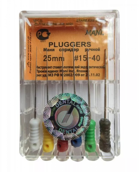 Pluggers, 25 мм (Mani) Плагери, 6 шт (оригінал)