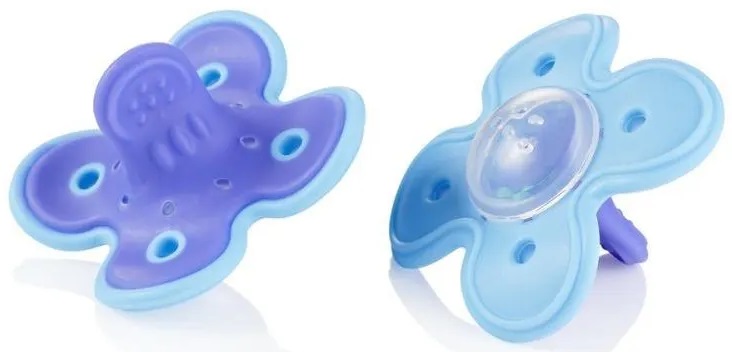 Прорезиватель зубов Brush-baby MolarMunch Teether, Blue-Purple, 2 шт