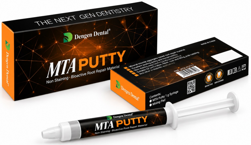 MTA PUTTY (Dengen) Биокерамический материал для пломбирования корневых каналов, 1 г