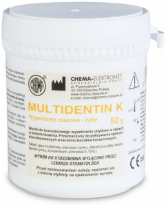 Multidentin K, 50 г (Chema) Жовтий водний дентин, порошок