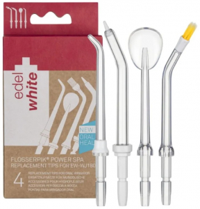 Набор сменных насадок Edel+White для ирригатора Flosserpik Power Spa (7640131971720)