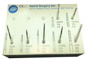 Набір борів Komet TD2750 Андрія Половінщикова, для апікальної хірургії