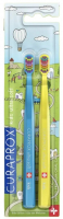 Набір дитячих зубних щіток Curaprox Ultrasoft DUO Special Edition 2025, d - 0,09 мм (2 шт)