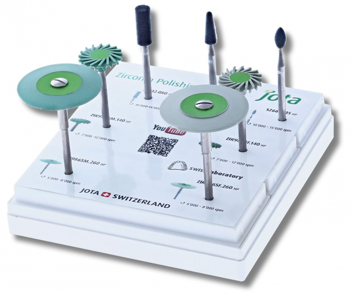 Набір для полірування Jota Zirconia Polishing Kit 1446 (для оксиду цирконію, безпастовий)