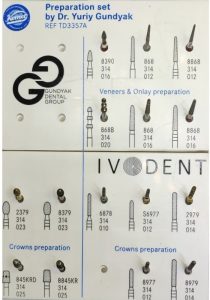 Набор для препарирования Komet Set TD3357A (Юрия Гундяка)