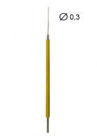 Насадка електрод Медінтех, голка пряма d - 0,3 мм (посадочний розєм - 0,8 мм, для діатермокоагулятора ДТС 03С, ДТС 03Х, 1 шт)