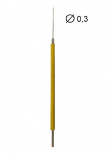 Насадка электрод Мединтех, игла прямая d – 0,3 мм (посадочный разъем – 0,8 мм, для диатермокоагулятора ДТС 03С, ДТС 03Х, 1 шт)