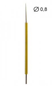 Насадка электрод Мединтех, игла прямая d – 0,8 мм (посадочный разъем – 0,8 мм, для диатермокоагулятора ДТС 03С, ДТС 03Х, 1 шт)