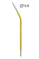 Насадка електрод Медінтех, голка кутова d - 0,8 мм (посадочний розєм - 0,8 мм, для діатермокоагулятора ДТС 03С, ДТС 03Х, 1 шт)