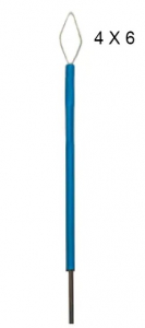 Насадка электрод Мединтех, ромб (посадочный разъем – 0,8 мм, для диатермокоагулятора ДТС 03С, ДТС 03Х, 1 шт)