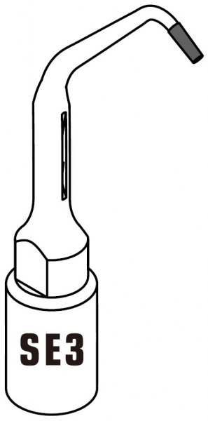 Насадка п'єзоскалера DTE SE3 (ендо, алмаз, різьба - Acteon)