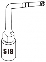 Насадка пьезоскалера DTE SI8 (d - 1.6 мм, резьба - Acteon)