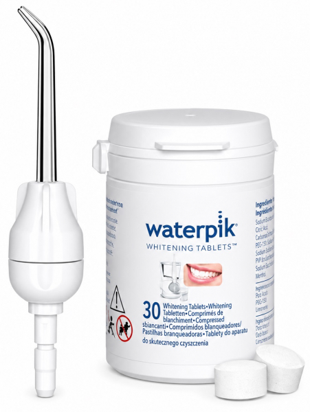 Насадка Waterpik Boost + таблетки для отбеливания зубов Fresh Mint