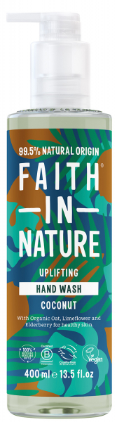 Натуральне рідке мило для рук із кокосом Faith In Nature