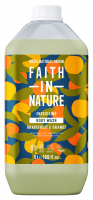 Натуральний гель для душу з грейпфрутом та апельсином Faith In Nature